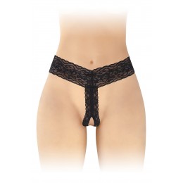 Fashion Secret 20282 String ouvert Anita noir - Fashion Secret