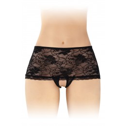 Fashion Secret Shorty ouvert noir Cynthia - Fashion Secret