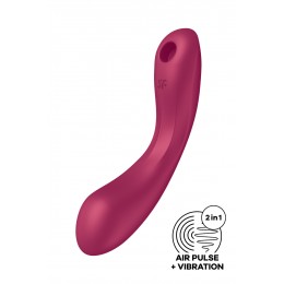 Satisfyer 20329 Stimulateur Curvy Trinity 1 bordeaux - Satisfyer