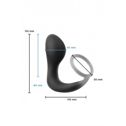 NS Novelties 20404 Plug prostatique avec cockring Renegade Slingshot