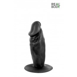 Real Body Plug anal réaliste noir 11 cm - Real Tim