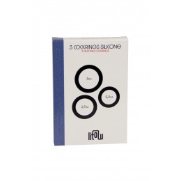 Litolu 20002 Set 3 cockrings silicone - Litolu