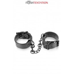 Fetish Tentation Menottes simili cuir ajustables - Fetish Tentation