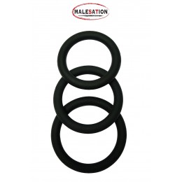 Malesation Set 3 CockRings silicone - Malesation