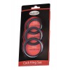 Malesation 9692 Set 3 CockRings silicone - Malesation