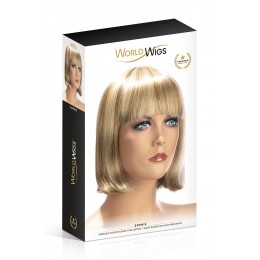 World Wigs 20585 Perruque Sophie blonde avec mèches