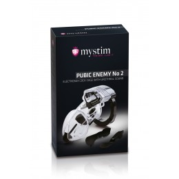 Mystim 9610 Cage pénis électro-stimulation Pubic Enemy N°2 - Mystim