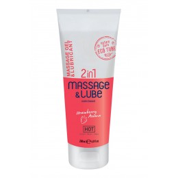 Hot 20767 Lubrifiant et massage 2 en 1 fraise - HOT