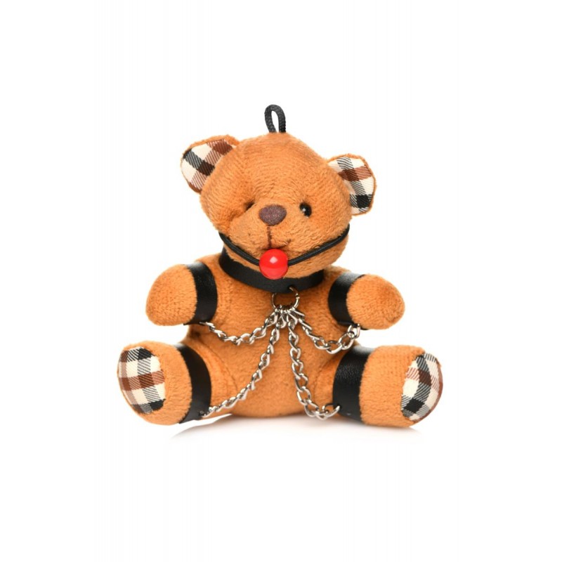 Master Series Porte-clés Teddy Bear bâillonné