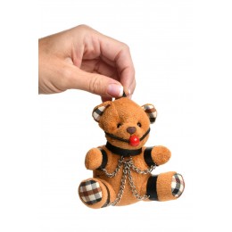 Master Series 20759 Porte-clés Teddy Bear bâillonné