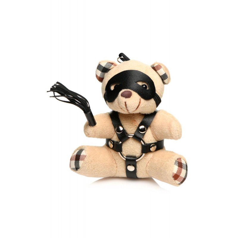 Master Series 20760 Porte-clés Teddy Bear BDSM avec martinet