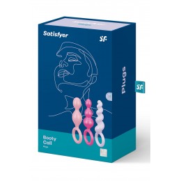 Satisfyer 17356 Set de 3 plugs colorés Booty Call - Satisfyer