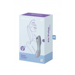 Satisfyer 19080 Stimulateur Curvy Trinity 3 gris - Satisfyer