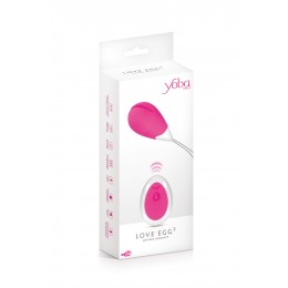 Yoba 12955 Oeuf vibrant Love Egg 2 rose - Yoba