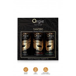 Orgie Coffret 3 huiles de massage Sensuel Tantric Collection