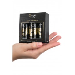 Orgie Coffret 3 huiles de massage sensuel Sexy Therapy Collection