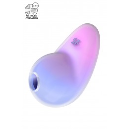 Satisfyer Stimulateur Pixie Dust air pulsé et vibrations - rose et violet