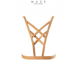 Maze Harnais décolleté croisé marron - Maze