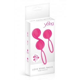 Yoba 13613 Kit 2 boules de Geisha Yoba - rose