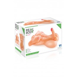 Real Body Buste homme réaliste en érection