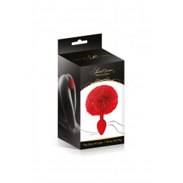 Sweet Caress 13949 Plug queue de lapin - rouge