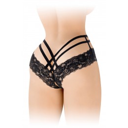 Fashion Secret 14150 Tanga ouvert Anne - noir