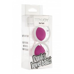 Toy Joy 14210 Funky Love Balls - fuchsia