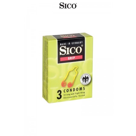 Sico 14333 3 préservatifs Sico GRIP