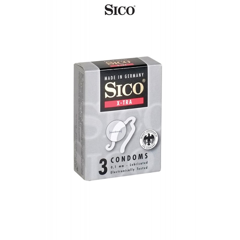 Sico 3 préservatifs Sico X-TRA
