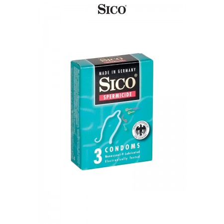Sico 3 préservatifs Sico SPERMICIDE
