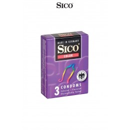 Sico 14354 3 préservatifs Sico COLOUR