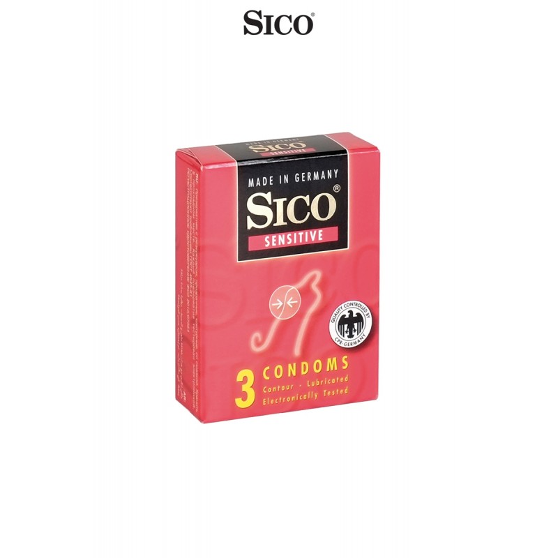 Sico 3 Préservatifs Sico SENSITIVE
