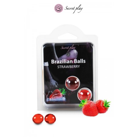 Secret Play 2 Brazilian Balls - fraise