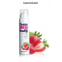 Love To Love 14440 Mousse massage crépitante - fraise