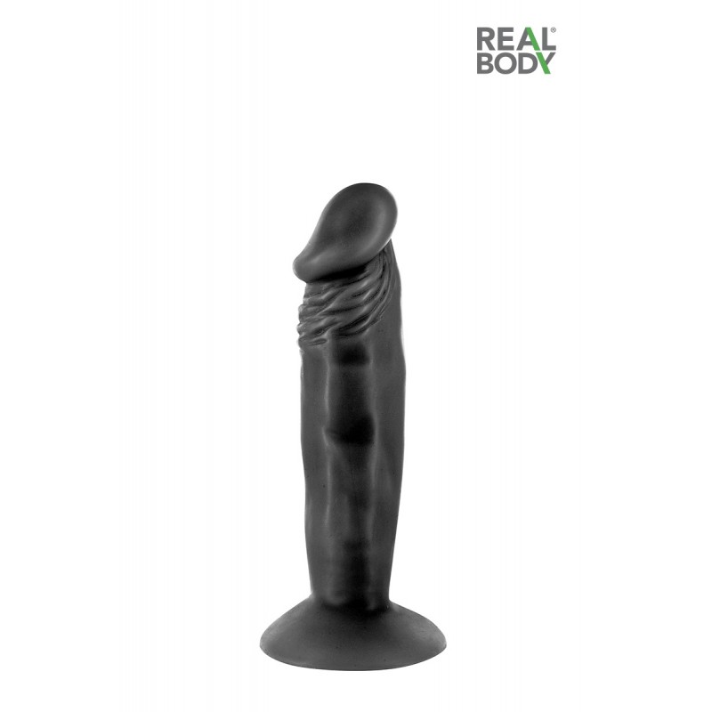 Real Body Gode réaliste 16 cm noir - Real Zack