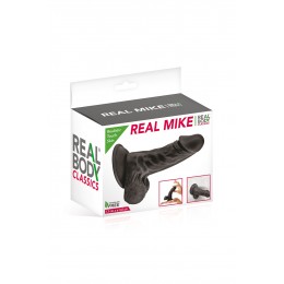 Real Body Gode réaliste noir 13 cm - Real Mike