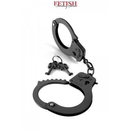 Pipedream 15833 Menottes métal Designer Cuffs - noir