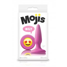 NS Novelties 15844 Plug Anal Mojis ILY Small - rose