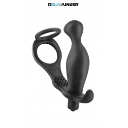 Blue Junker 15917 Cockring et stimulateur de prostate vibrant