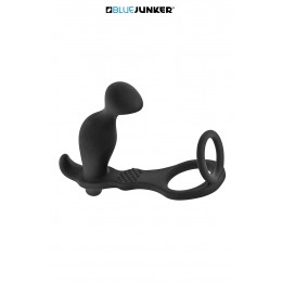 Blue Junker 15917 Cockring et stimulateur de prostate vibrant