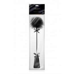 Sweet Caress Tapette avec pompon noir - Sweet Caress