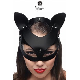 Master Series Masque de chat en cuir Bad Kitten