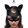 Master Series 16182 Masque de chat en cuir Bad Kitten