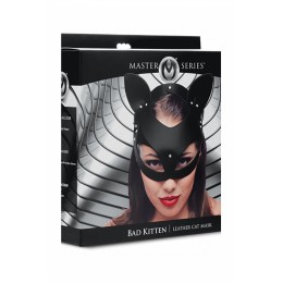 Master Series Masque de chat en cuir Bad Kitten