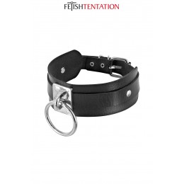 Fetish Tentation 16246 Collier BDSM large avec anneau - Fetish Tentation