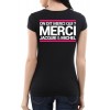 Jacquie & Michel Tee-shirt J&M noir - spécial femme