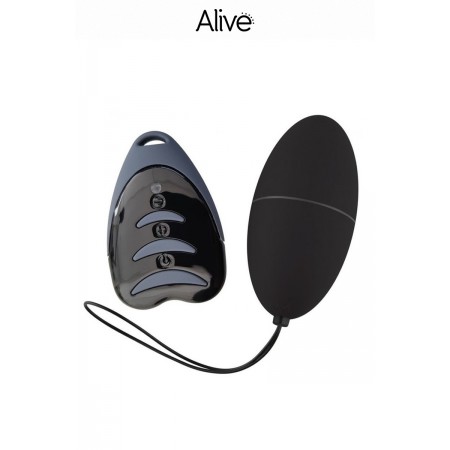 Alive 16360 Oeuf vibrant télécommandé Magic egg 3 - noir