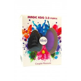 Alive 16361 Oeuf vibrant télécommandé Magic egg 3 - violet