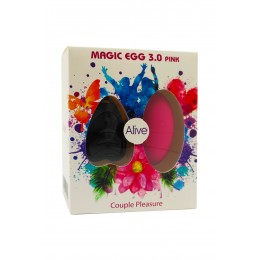 Alive Oeuf vibrant télécommandé Magic egg 3 - rose