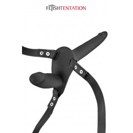 Fetish Tentation 16369 Double gode ceinture noir - Fetish Tentation